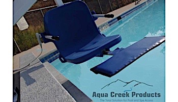 Aqua Creek Permanent Pro Pool Lift Extended Reach with Anchor | F-004PLB-XR