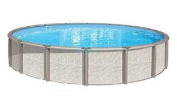 Azor 15' Round 54" Tall Pool with Skimmer | Pool Only | PAZO-1554RRRRRRI10