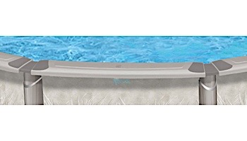 Azor 18' Round 54" Tall Pool with Skimmer | Pool Only | PAZO-2154RRRRRRI10