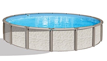 Azor 24' Round 54" Tall Pool with Skimmer | Pool Only | PAZO-2454RRRRRRI10