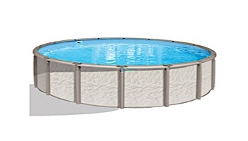 Azor 24' Round 54" Tall Pool with Skimmer | Pool Only | PAZO-2454RRRRRRI10