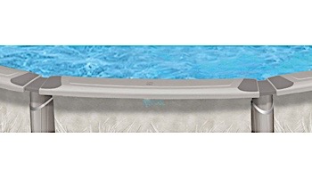 Azor 15'X30' Oval 54" Tall Pool with Skimmer | Pool Only | PAZO-YE153054RRRRRRI10