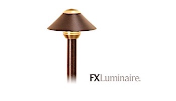 FX Luminaire BelloPerimetro 1LED Pathlight Flat Black 18inch Riser Kit | BD-1LED-18R-FB
