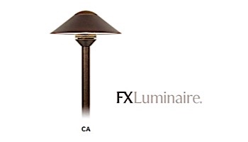 FX Luminaire CrescenteAlba 3LED Pathlight 18in Riser Antique Bronze | CA-3LED-RA18-AB