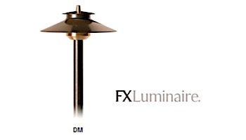 FX Luminaire Del Mare 3LED Pathlight 18" Riser Antique Bronze | DM-3LED-RA18-AB