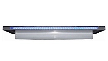 Brilliant Wonders 36" LED Waterfall Back Port | 6" Lip | 100 Ft. Cord | Gray | 25677-331-000