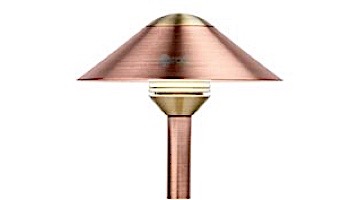 FX Luminaire CA 1 LED Pathlight | Copper Finish | 36" Riser | CA-1LED-36R-CU KIT