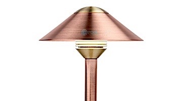 FX Luminaire CA 1 LED Pathlight | Copper Finish | 12" Riser | CA-1LED-12R-CU KIT