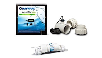 Hayward AquaRite 120 Salt Generator Complete 40,000 Gallons | Power Center and Salt Cell Kit 120V Plug-In | AQR15-120