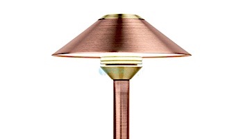 FX Luminaire CB 1 LED Path Light | Copper | 12" Riser | CB1LED12RCU KIT