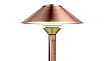 FX Luminaire CB 1 LED Pathlight | Copper Finish | 8" Riser | CB-1LED-8R-CU KIT