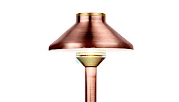 FX Luminaire JS 1 LED Path Light | Copper | 12" Riser | JS1LED12RCU KIT