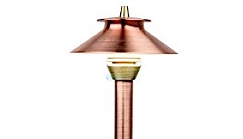 FX Luminaire PF LED Pathlight | Copper Finish | 8" Riser | PF-1LED-8R-CU KIT