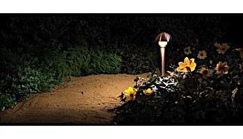 FX Luminaire PR LED Pathlight | Copper Finish | 12" Riser | PR-1LED-12R-CU KIT