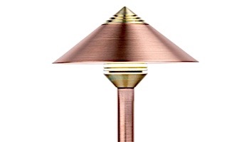FX Luminaire QF 1 LED Path Light | Copper | 12" Riser | QF1LED12RCU KIT