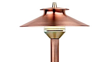 FX Luminaire DM 3 LED Path Light | Copper | 12" Riser | DM3LED12RCU KIT