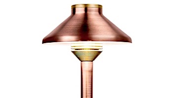 FX Luminaire JS 3 LED Path Light | Copper | 12" Riser | JS3LED12RCU KIT