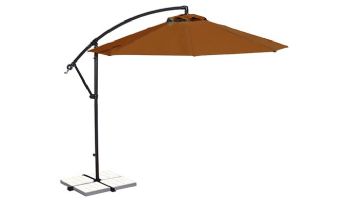 Santiago Cantilever Umbrella | 10ft Octagon | Terra Cotta Olefin | NU6400TC