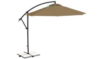 Santiago Cantilever Umbrella | 10ft Octagon | Champagne Linen Olefin | NU6400CH