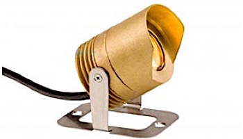 FX Luminaire LL LED Under Water Light | Luxor Compatible Only | Natural Brass | LL-ZD-1LED-BS