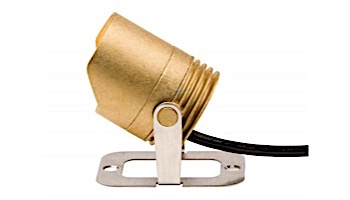 FX Luminaire LL LED Under Water Light | Luxor Compatible Only | Natural Brass | LL-ZD-1LED-BS