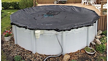 Arctic Armor Rugged Mesh Winter Cover | 12' Round for Above Ground Pool | 8-Year Warranty | WC600