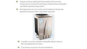 Pentair UltraTemp Heat Pump 75K BTU | Titanium Heat Exchanger | Digital Controls | Almond | 460930