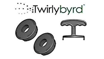 Twirlybyrd Baja Bubbler Finishing Kit Lite Grey | TB-BBFIN2PKLG