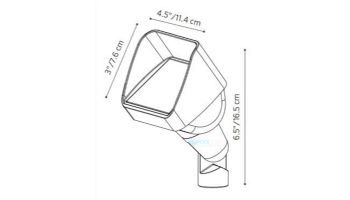 FX Luminaire LC 9LED Uplight Natural Brass Luxor Compatible Only | LCZD9LEDBS