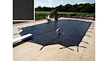 Arctic Armor 30-Year Premium Mesh Center End Step Safety Cover | Rectangle 15' x 30' Black | WS9033