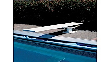 SR Smith Cantilever Jump Stand and Frontier III Board Complete | 6' Radiant White with White Tread | 68-209-5962