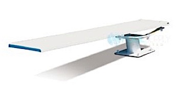 SR Smith Cantilever Jump Stand and Glas Hide Board Complete | 6' Radiant White with White Tread | 68-209-2062