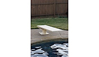 SR Smith Cantilever Jump Stand and Glas Hide Board Complete | 8' Radiant White with White Tread | 68-209-2082