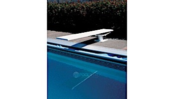 SR Smith Cantilever Jump Stand and Glas Hide Board Complete | 8' Radiant White with White Tread | 68-209-2082