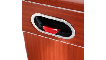 Hathaway Midtown 6-Foot Air Hockey Table with LED Scoring | Cherry Finish | NG1037 BG1037
