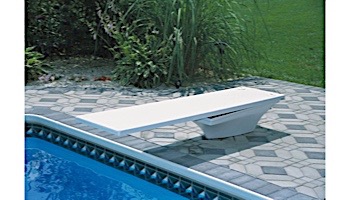 SR Smith Flyte-Deck II Stand and Fibre-Dive Board Complete | 6' Radiant White with White Tread | 68-209-7362