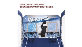 Hathaway Hoops 81-In Dual Basketball Arcade Game with LED Scoring | NG2237BL BG2237BL