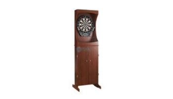 Hathaway Outlaw Free Standing Dartboard and Cabinet Set | Cherry | NG1040 BG1040