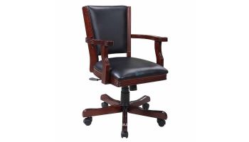 Hathaway Kingston Walnut Poker Table Arm Chair | Set of 4 | NG2366CH BG2366CH