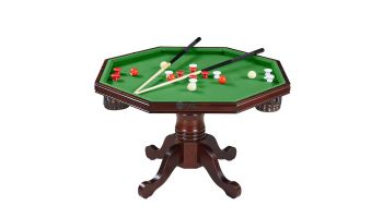 Hathaway Kingston Walnut 3-In-1 Poker Table Only | NG2366T BG2366T