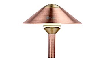 FX Luminaire CA 1 LED Pathlight | Copper Finish | 18" Riser | CA-1LED-18R-CU KIT
