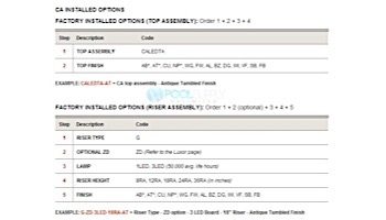 FX Luminaire CA 1 LED Path Light | Almond | 18" Riser | CA1LED18RAL KIT