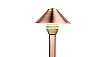 FX Luminaire BD LED Pathlight | Copper Finish | 18" Riser | BD-1LED-18R-CU KIT