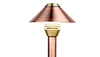 FX Luminaire BD LED Pathlight | Copper Finish | 18" Riser | BD-1LED-18R-CU KIT