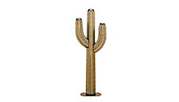 Desert Steel Saguaro Cactus with Garden Torch | 5-Foot | 150-052VT