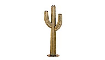 Desert Steel Saguaro Cactus with Garden Torch | 6.5-Foot | 151-062VT