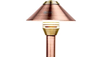 FX Luminaire BD LED Path Light | 1 LED | 8 Riser | Bronze Metallic | BD1LED8RBZ KIT