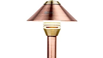 FX Luminaire BD LED Path Light | 1 LED | 24 Riser | Flat White | BD1LED24RFW KIT