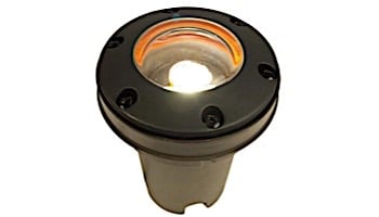 FX Luminaire 6 LED Well Light | Flat Black | Ring | FC-6LED-RG-FB