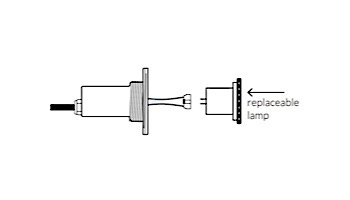 SR Smith Treo Color RGB LED Underwater Pool Light | 5W 12V 80' Cord | FLED-C-TR